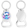Stitch Inspired Bottle Opener Keychain Round