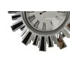 19.5" Inch Silver and Mirror Starburst Wall Clocks battery operated