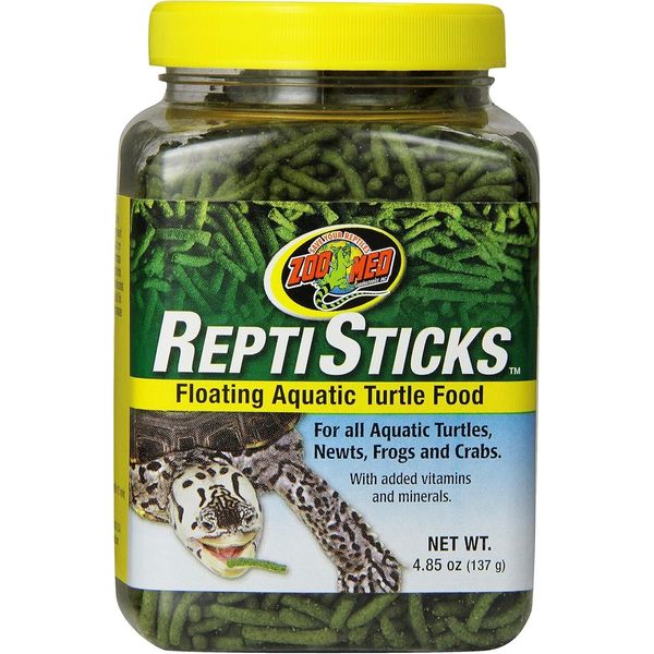 Zoo Med ReptiSticks Floating Turtle Food Pellets 485 Ounce Aquatic Diet