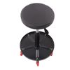 Swivel Shop Seat with Tool Tray Rolling Stool with Wheels For Garage Workshop