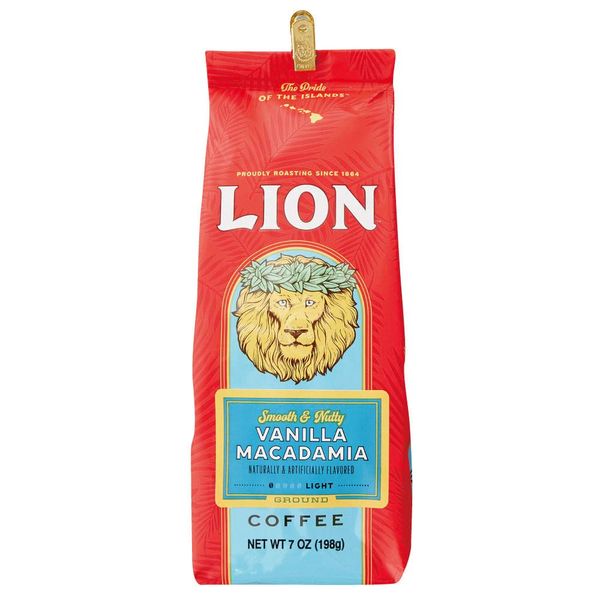 Lion Coffee, Vanilla Macadamia, 6.7 oz (198 g) (Powder)