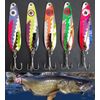 THIN 2 3/4" Smooth Flutter Spoons NICKEL .016 Walleye Candy 5 Smooth Spoons WT1
