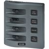 Blue Sea Systems 4305 WeatherDeck 12V DC Waterproof Switch Panel - 4 Position, 12/24V