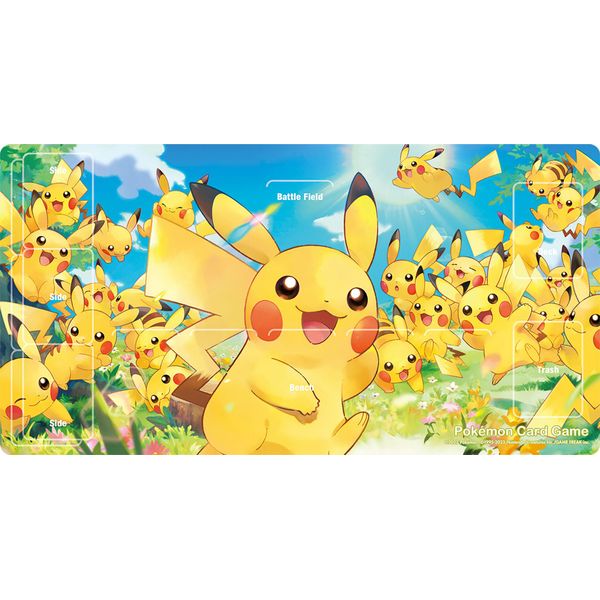 Pokemon Card Game Rubber Play Mat Pikachu Large Collection