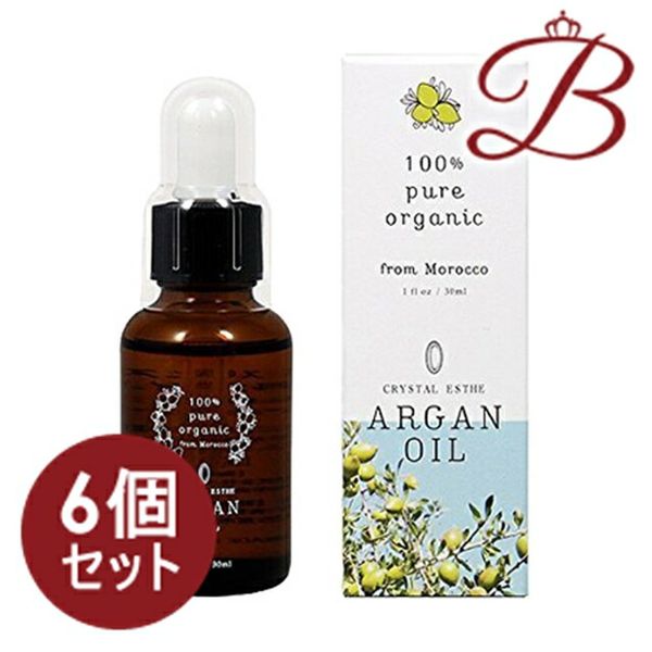 x 6 pieces Chuo Organic Chemical Crystal Esthe Argan Oil 30ml