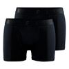 Craft Herren Core Dry 2er Pack Boxer, Black, S