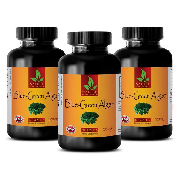 Organic Klamath BLUE GREEN ALGAE 500mg - stem cell powder - 3 Bottles