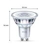 Philips LED Classic WarmGlow Lamp 2 Pack [GU10] 50W, Non Dimmable