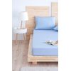 Todocama - Fitted sheet made from extra soft brushed microfibre. (Bed 150 x 190/200 cm, Light Blue)