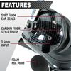 H41 Behind The Head BTH Racing Two Way Intercom Headset Off Road Coil Cord Cable