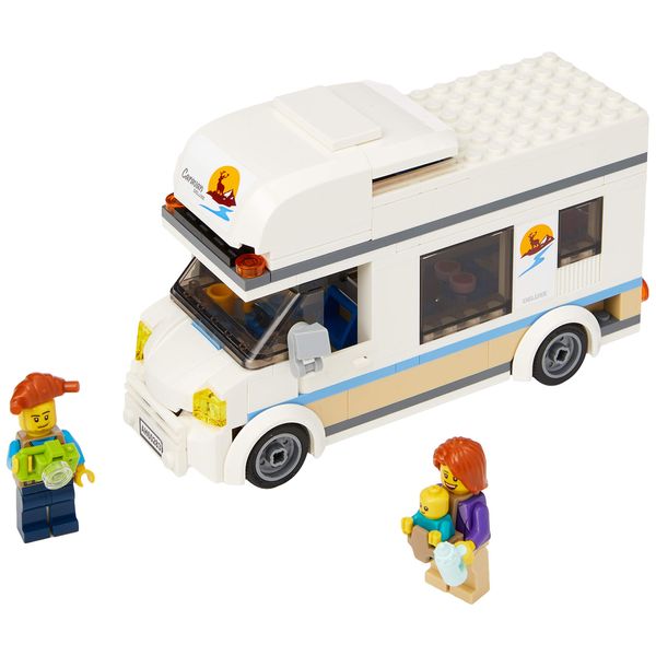 LEGO City Great Vehicles Holiday Camper Van Toy Car for Kids Aged 5 Plus Years Old, Caravan Motorhome Summer Sets, Gift Idea 60283