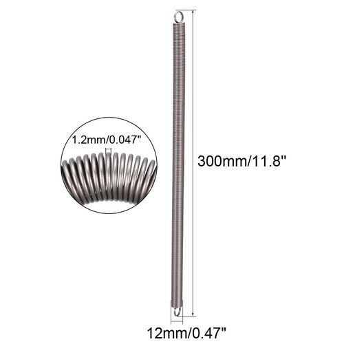 uxcell Compression Spring Black Wire Spring Manganese Steel Manganese Steel Mechanical Compression Spring