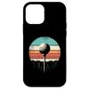 iPhone 12 mini Retro Golf Ball Sunset Case
