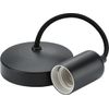 Knightsbridge 6" E27 Contemporary Pendant Set - Anthracite (8270AT)