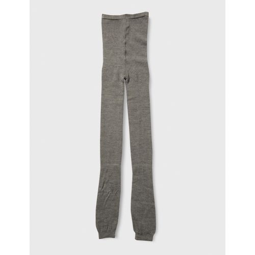 Gunze SBF76 Sabrina Leggings, Warm, Wool-filled, 10/4 Length, Women's, gray