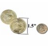 Double-Sided 3D "I Was Caught Being Good" Plastic Metallic Gold Coins (48 PACK)
