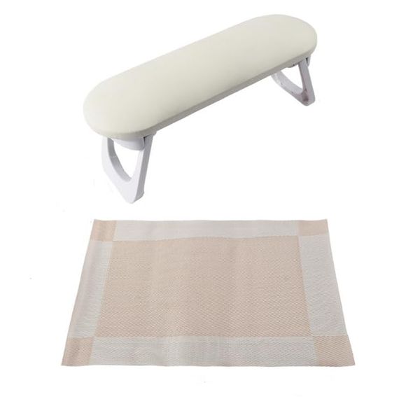 Armrest, Cushion, Mat, Foldable, Nail Hand Pillow, LED Light, Gel Light, Storage, Handrest, Cute, Pillow, Elbow Rest, Hand Pillow, Nail Polish, Gel Nail Care, Mini Salon, Manicure