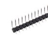 Sourcingmap 5Pcs 2.54mm Pitch 40P Single Row Curved Connector Pin Header Strip for Prototype Shield