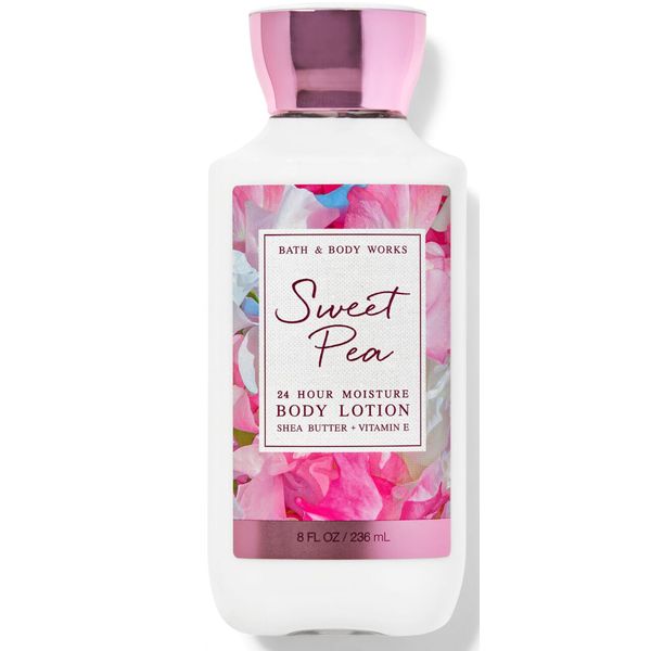 Bath & Body Works Sweet Pea Body and Hand Lotion Pack of, 8oz (Sweet Pea)