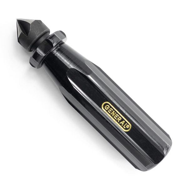 General Tools 196 Short Length Hand Reamer & Countersink, 3/4"