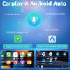 Double 2din Android 13 Rotatable Car Stereo Radio GPS Wifi 10.1" Vertical Screen