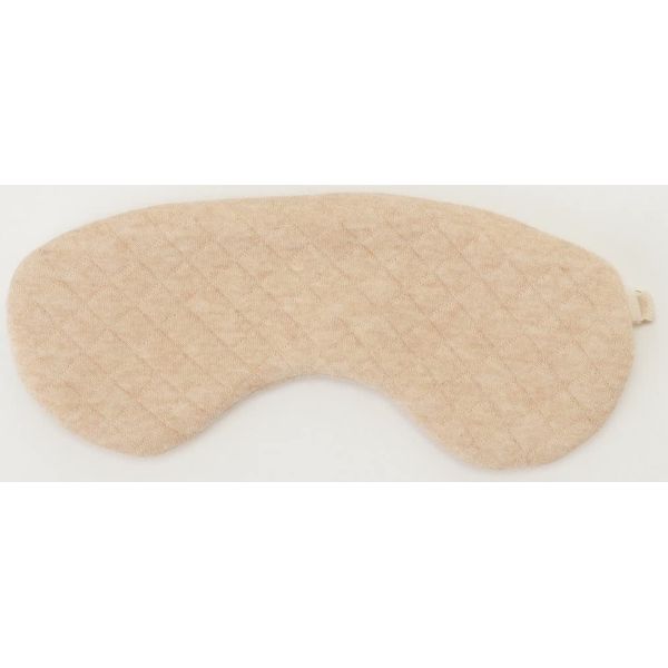 Organic Cotton (except medium cotton) Quilted Eye Mask (Brown)