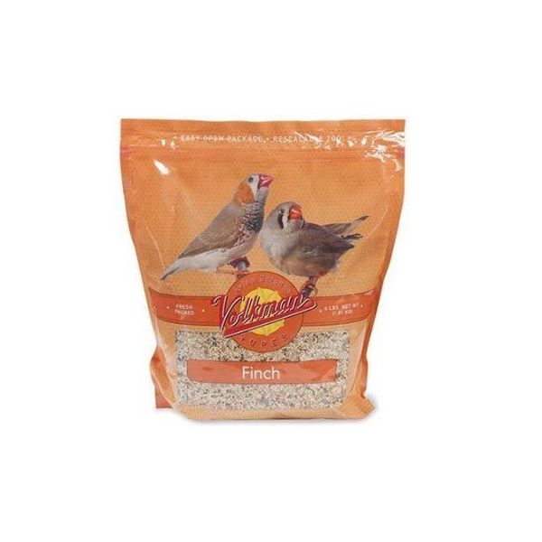 Volkman Avian Science Super Finch Seed Mix - Nutritious Blend for Pet Birds 4lbs