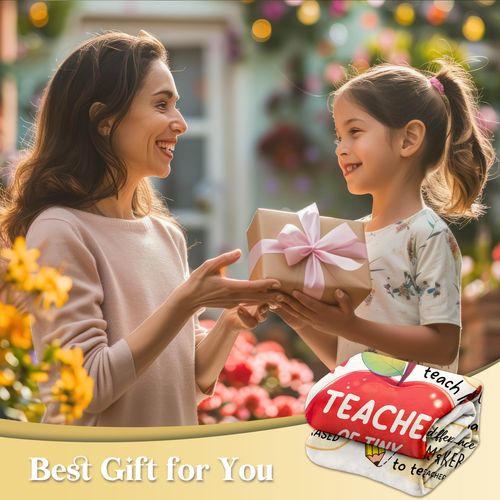 Glydein Teacher Appreciation Gifts for Women, Soft Flannel Teacher Blanket 50 x 60 inches, Appreciation Birthday Valentines Mothers Day Christmas Thank You Gifts