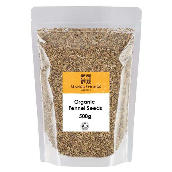 Organic Fennel Seeds 500g by Manor Springs Organic