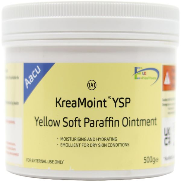 Aacu KreaMoint YSP Yellow Soft Paraffin Ointment 500g