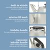 Sur La Table Kitchen Essentials Large 2 QT Heavy Gauge Brushed Stainless Stee...