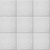 R32W LISBONA WHITE STYROFOAM GLUE UP TEXTURE 20x20 CEILING TILES