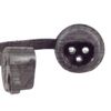 APUK COBO Type 3 Pin power Plug Male Pin Plastic Replacement for Tractor Trailer Implement Socket