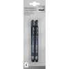 SIGEL GL177 Chalk Marker 20, round-tip 1-2 mm, Black, 2 Pieces