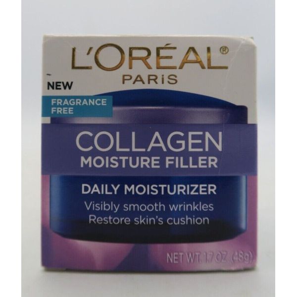 L'Oreal Paris Collagen Moisture Filler Daily Moisturizer Fragrance Free 1.7oz