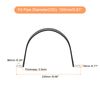 6Pcs 6" Cable Clamp U Shape Stainless Steel Rubber Cushioned Pipe Strap
