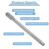 sourcing map Straight Flute Screw Taps NPT 1/16-27 2B Thread HSS6542 Machine Threading Milling Tap Tapping Tools, 3.94" Extra Long