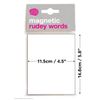 Brainbox Candy Magnetic Rude Peel Off Words