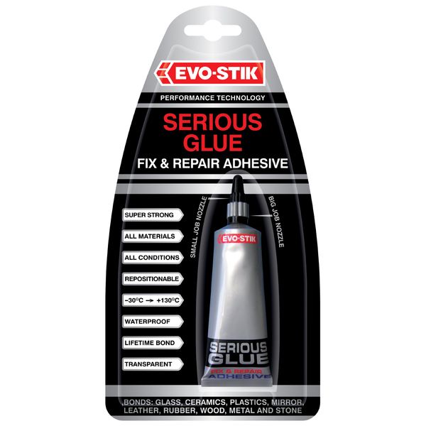 6 x Evo-Stik Serious Glue 33g Super Strong Adhesive