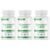 Gluconull Caps Gluco Null for Blood Sugar & Pressure Support - 3 Bottles