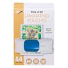 25 x A4 Premium Laminating Pouches Clear Gloss Laminator Machine Sleeves