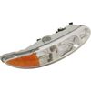 Headlight Set For 99-2004 Oldsmobile Alero Left and Right With Bulb 2Pc
