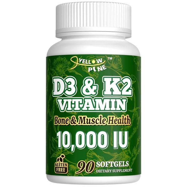 Vitamin D-3 & K-2 , 90 Softgels
