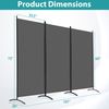 3 Panel Room Divider 6FT Tall Folding Privacy Screen Wall Dividers Freestanding