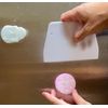 2 Pcs Dough Scraper, Plastic Pastry Bread Dough Cutter, Bread Scraper Tool for Pizza, Dessert, Cake, Baking Pastries Bread