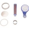 Refresh Ionic Shower Head High Pressure Filter Water Softener Hose & Bracket Set