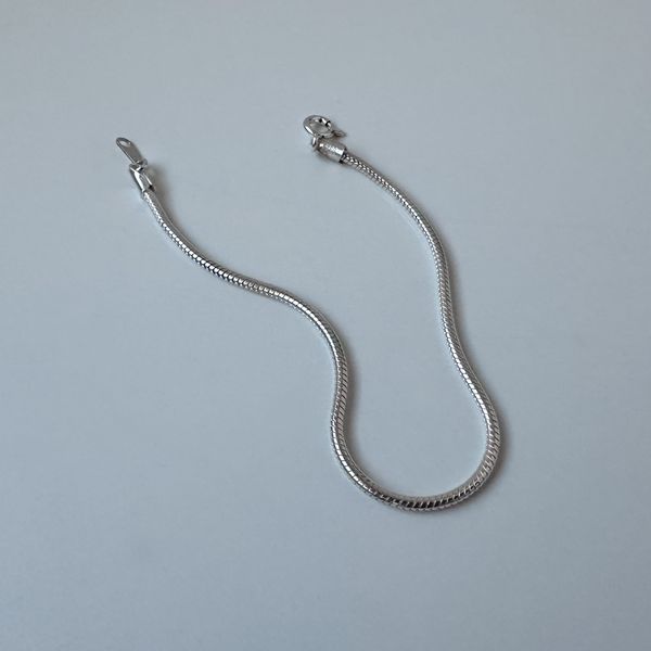 925 silver round snake bracelet snake silver bracelet simple bracelet