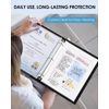 Sheet Protectors 8.5 x 11 inch, Clear Page Protector for 3 Ring Binder, Plast...