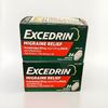 2 Pack! Excedrin Migraine Relief - Alleviate Migraine Symptoms - 24 Caplets Each
