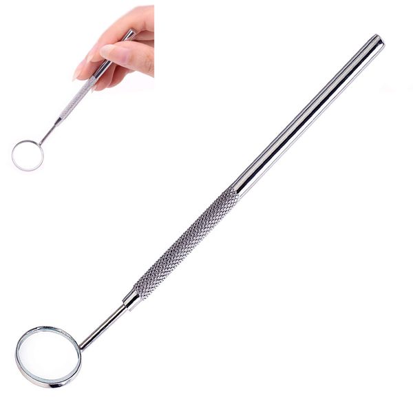 YNR Dental Mirror with Handle Excellent Quality Examination Oral Care Dental Students/Dentist